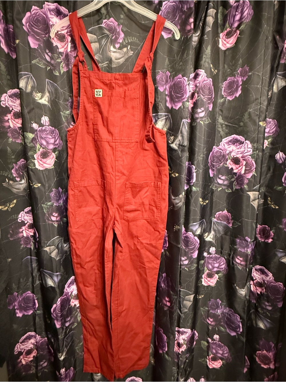 Lucy & Yak Red Denim Overalls